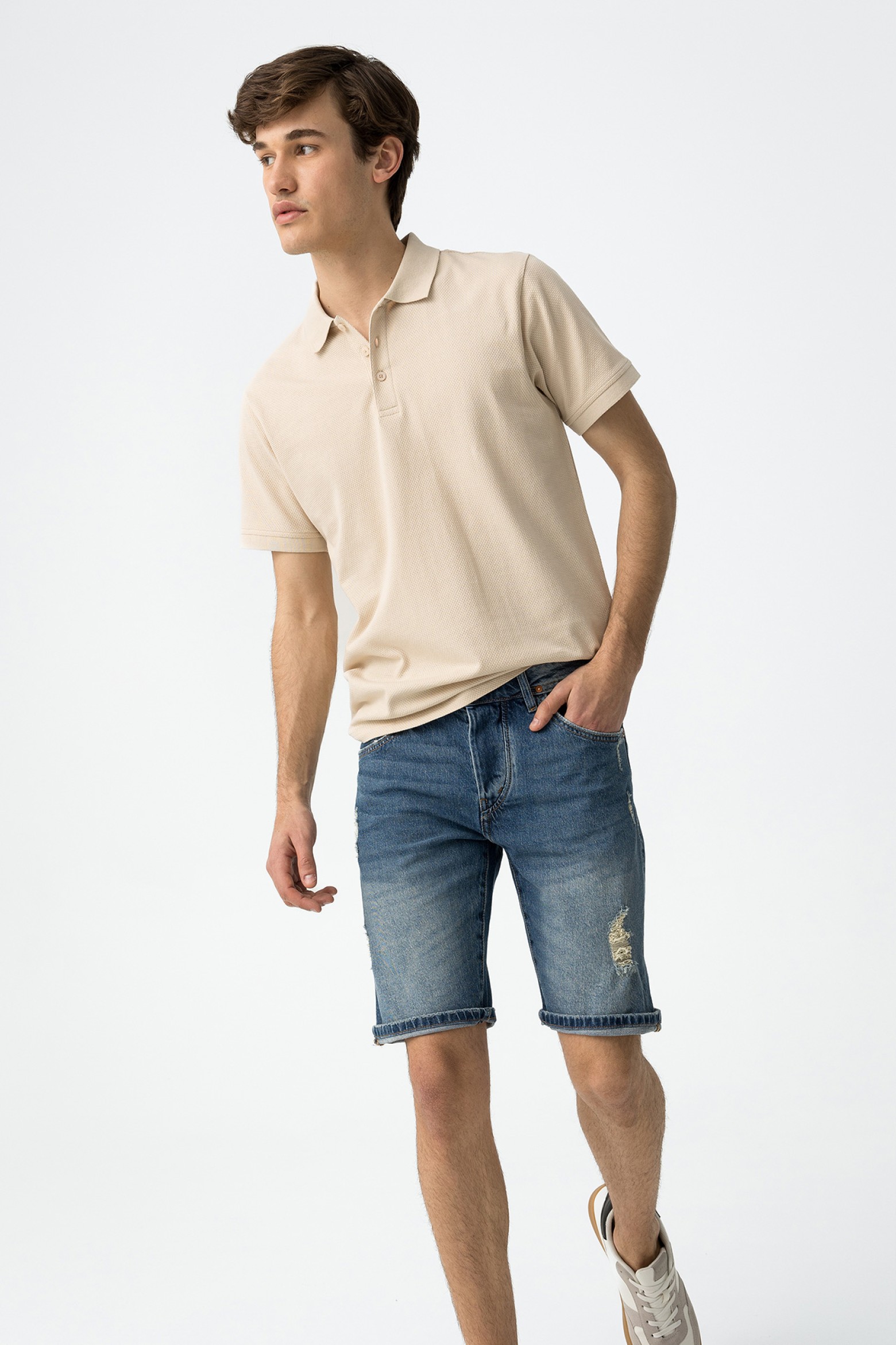 Shorts vaqueros ajustados