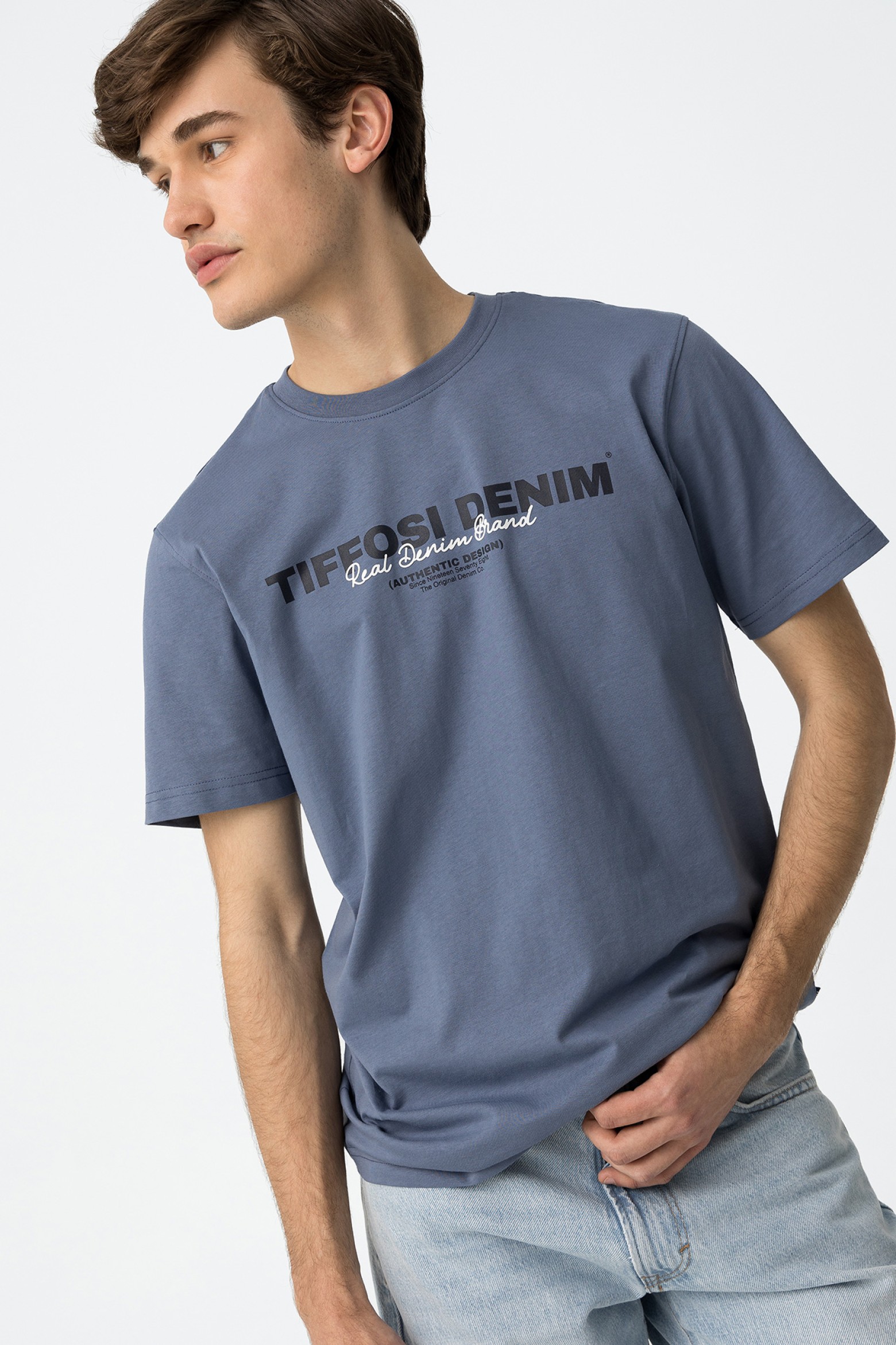 T-shirt with Front Print with Volume