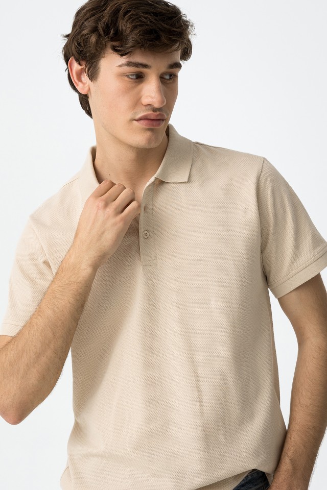 Basic Polo with Texture