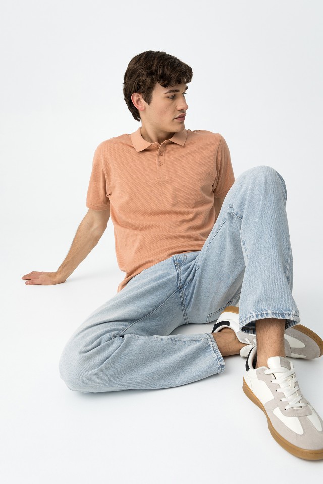 Basic Polo with Texture