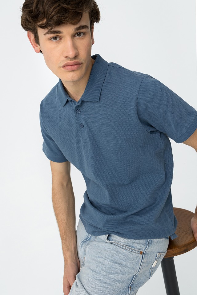 Basic Polo with Texture