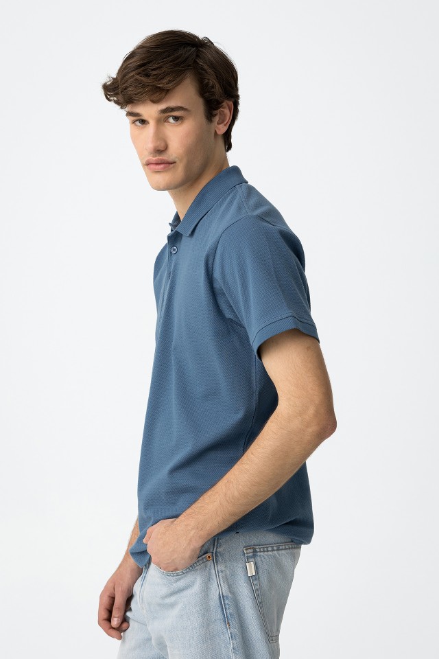 Basic Polo with Texture
