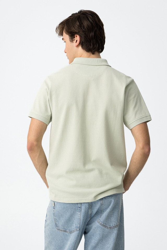 Basic Polo with Texture