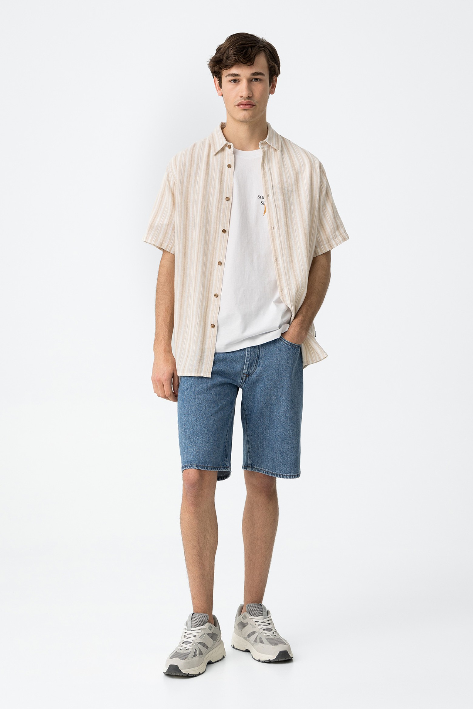 Shorts vaqueros de corte regular