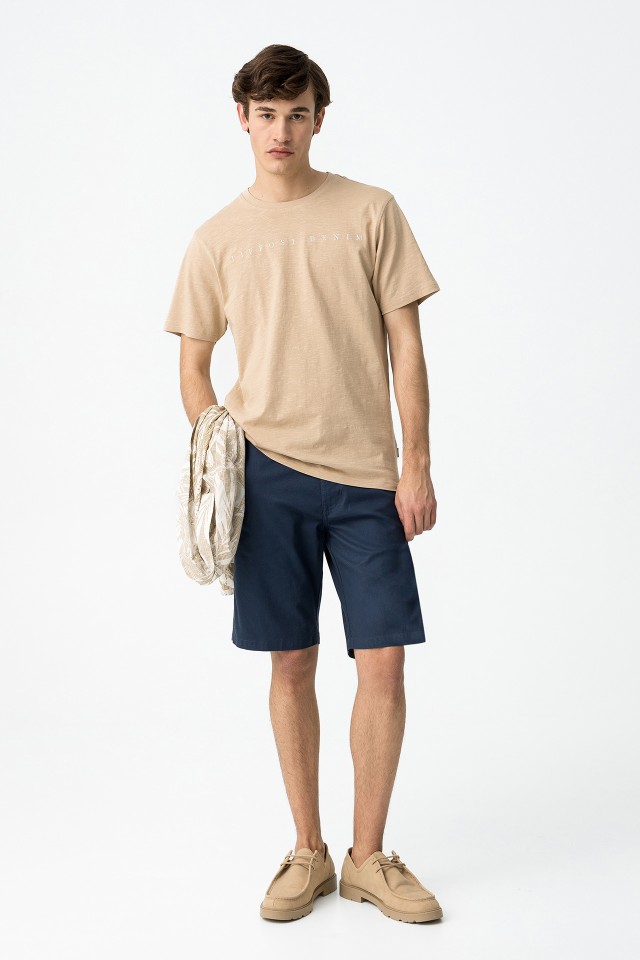 Pantalones cortos chinos de corte slim