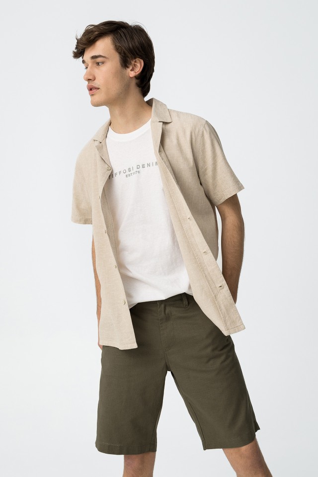 Camisa Regular Fit Linho