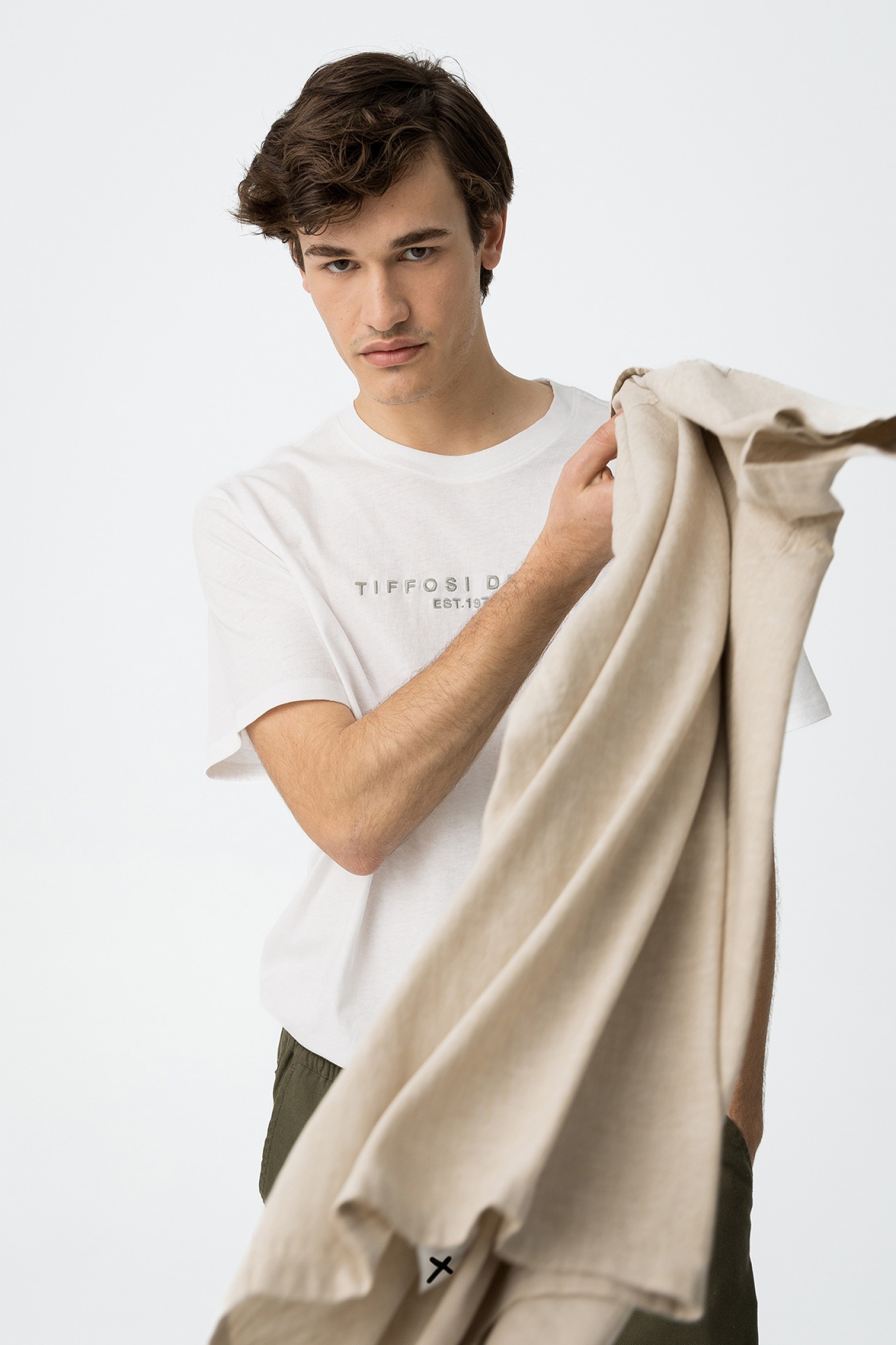 T-shirt with Front Embroidery