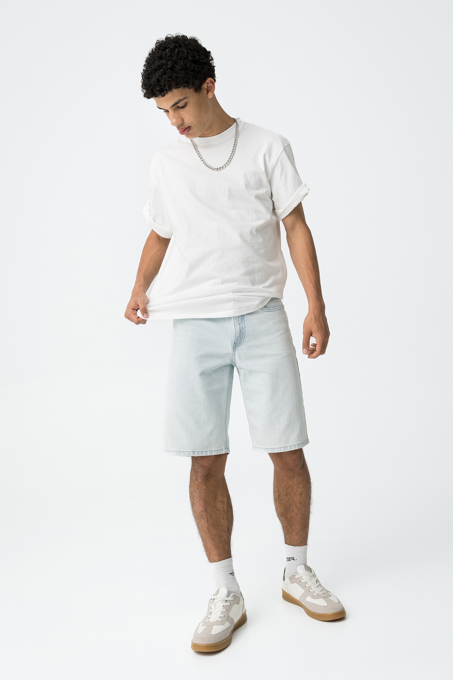 Shorts vaqueros anchos