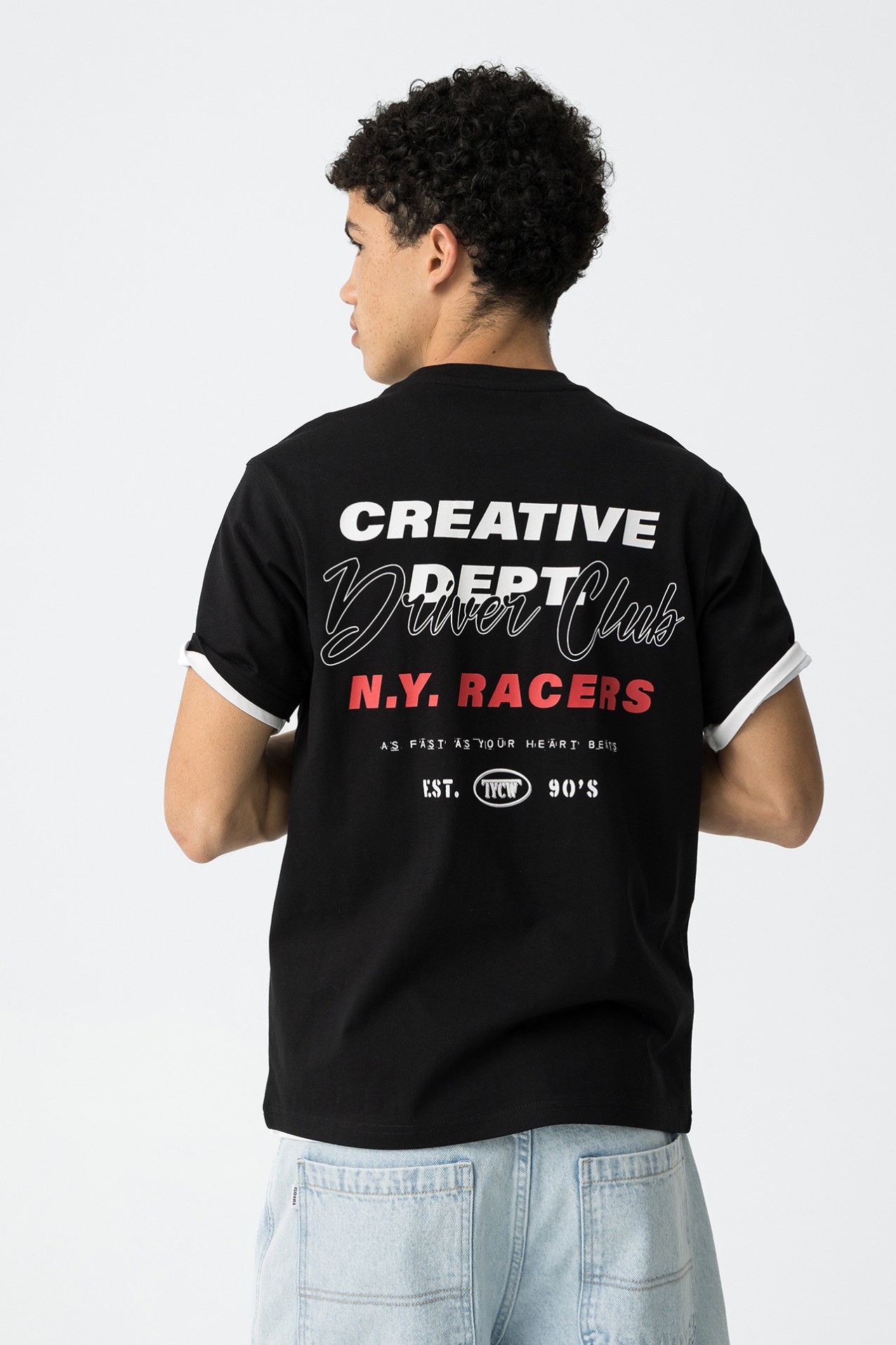 Camiseta estampada con tema Fast Driver