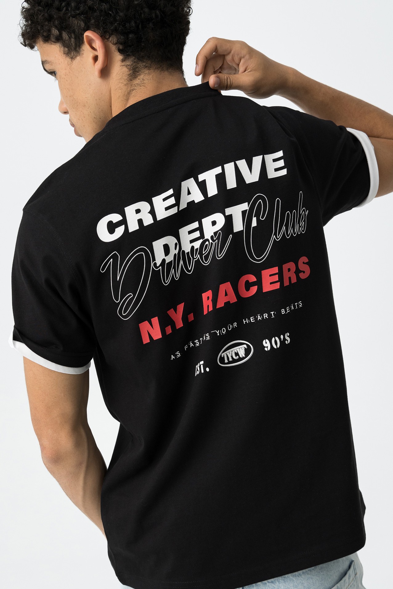 Camiseta estampada con tema Fast Driver