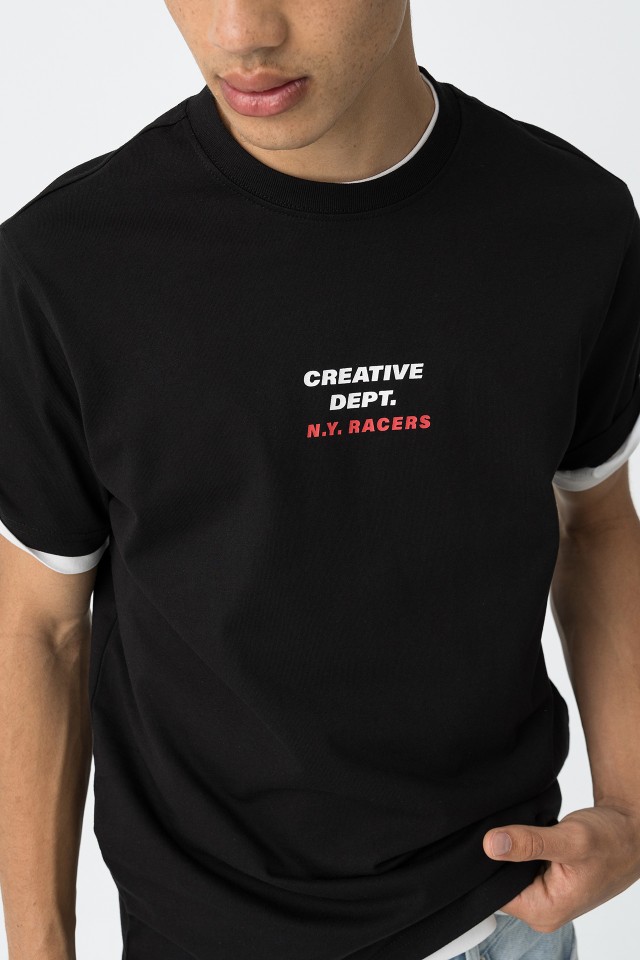 Fast Driver Theme Printed T-shirt