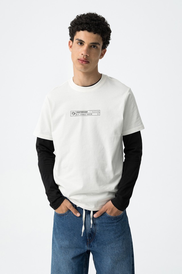 Fast Driver Theme Printed T-shirt