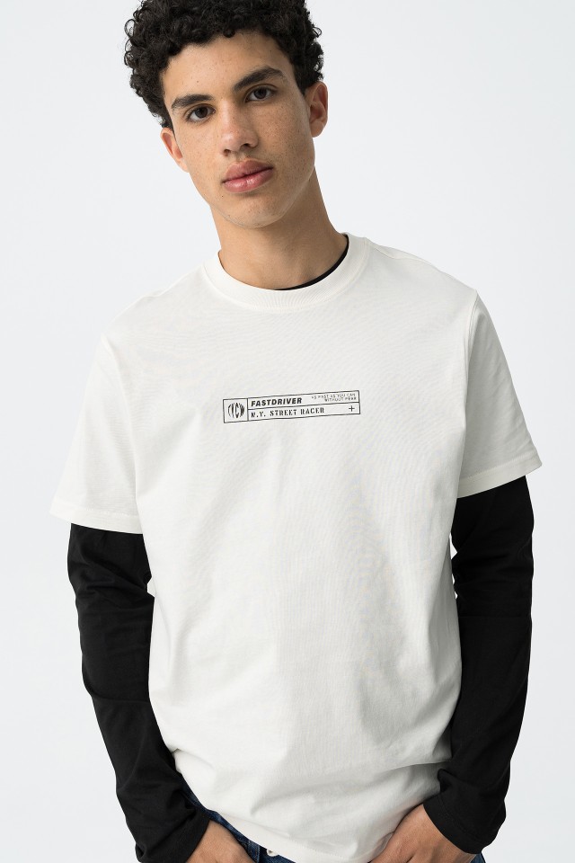 Fast Driver Theme Printed T-shirt