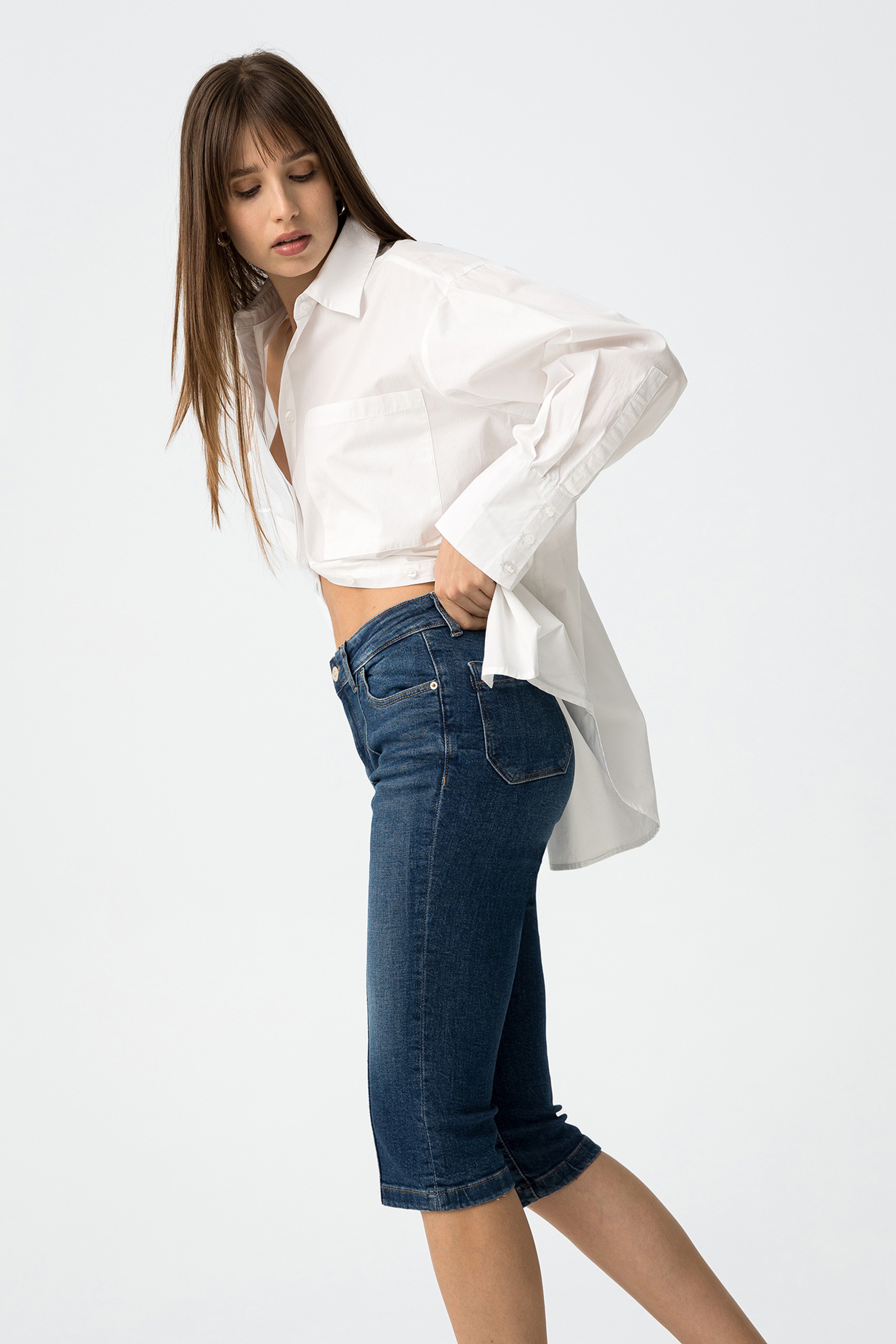 Mezclilla Modelos De Pantalones Capri Mezclilla Pantalones Capri