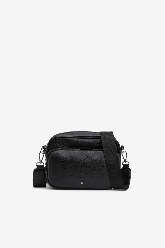 Leather Effect Crossbody Bag with Texture