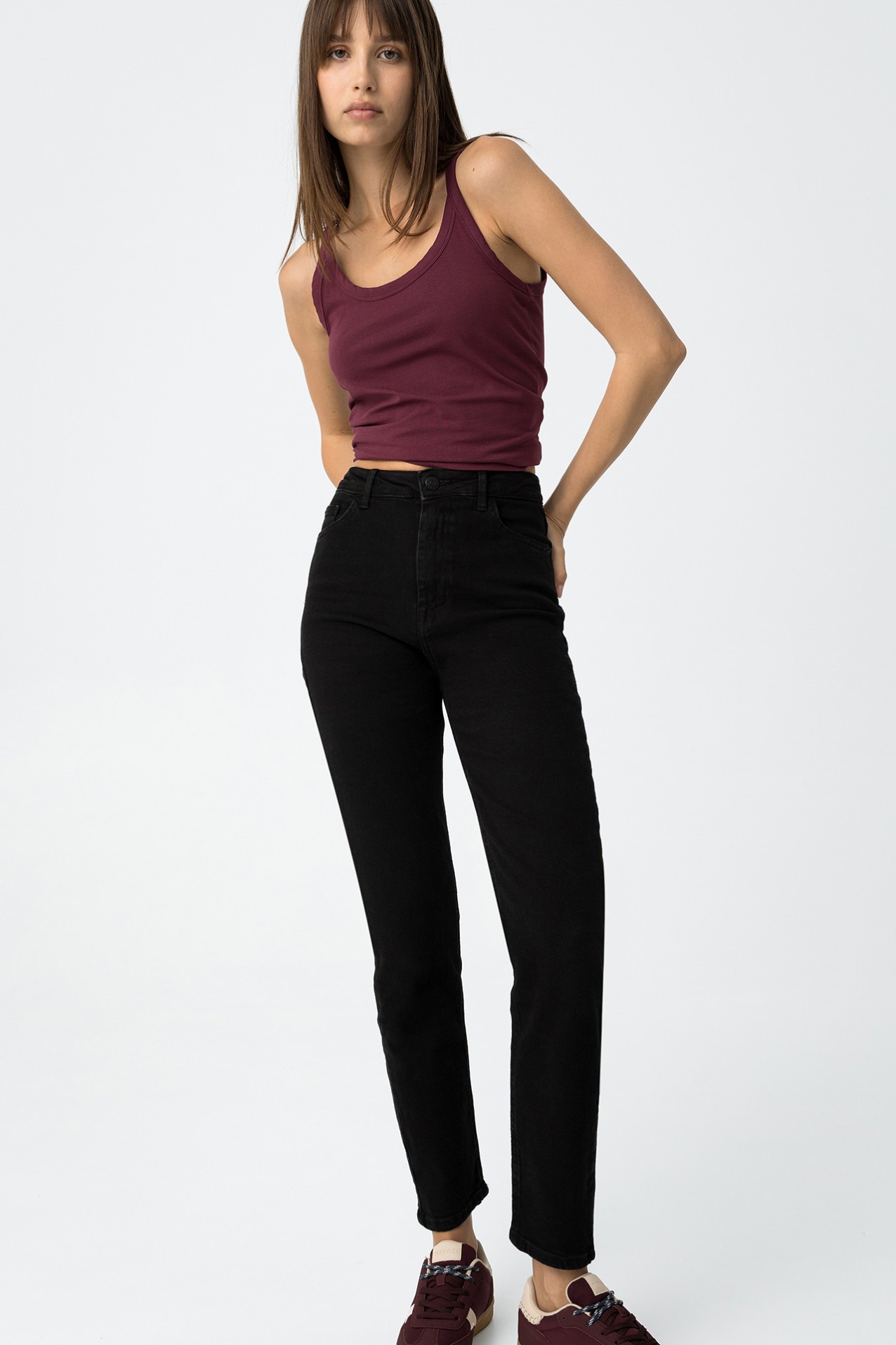 Vaqueros Mom ajustados