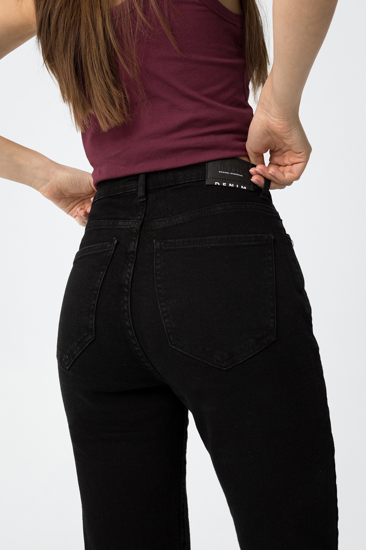 Vaqueros Mom ajustados