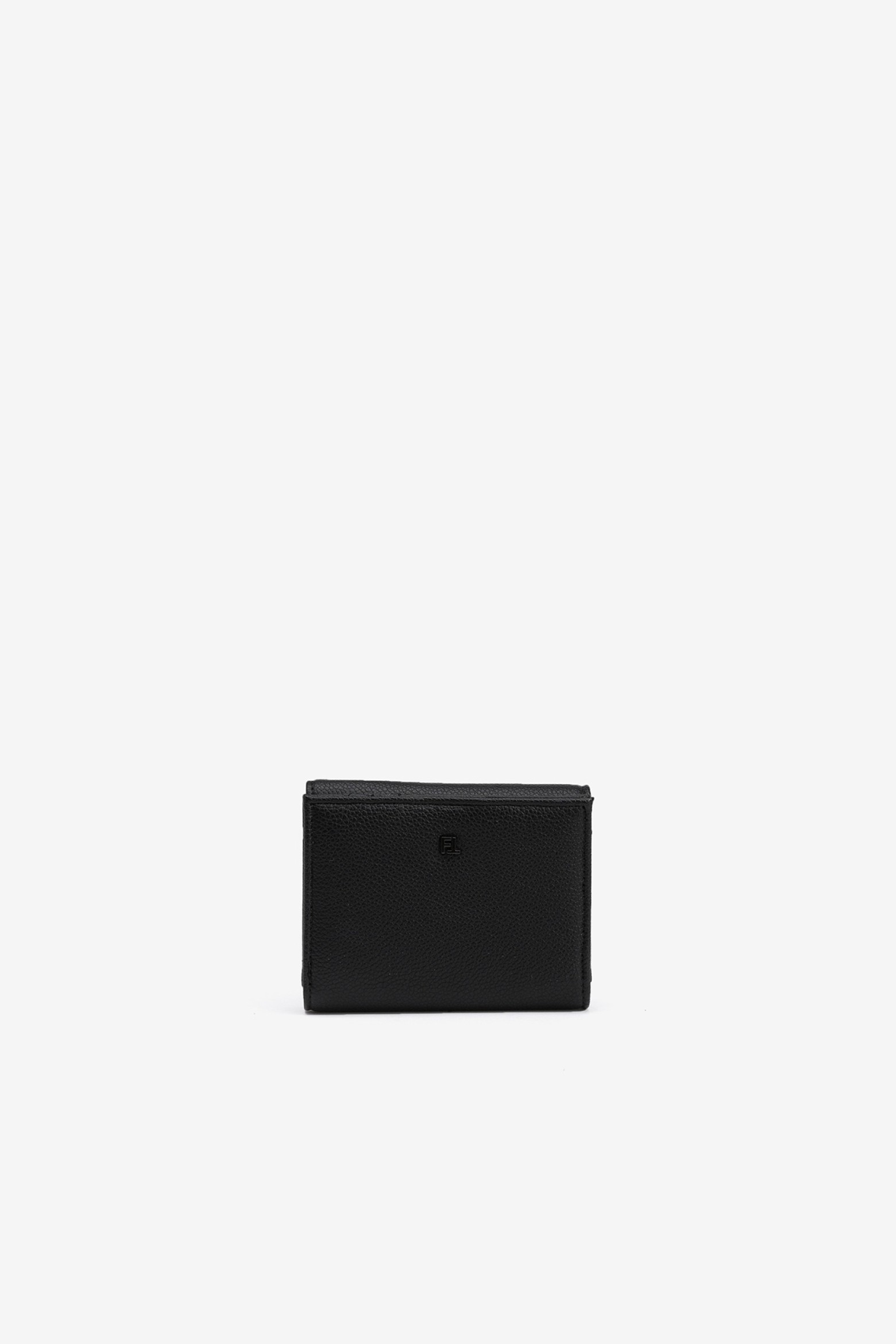 Leather effect coin purse with texture