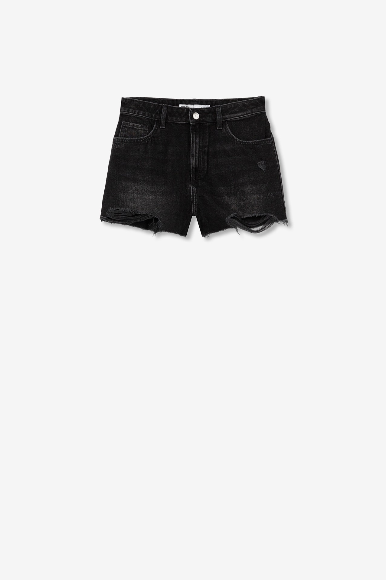 Shorts vaqueros negros
