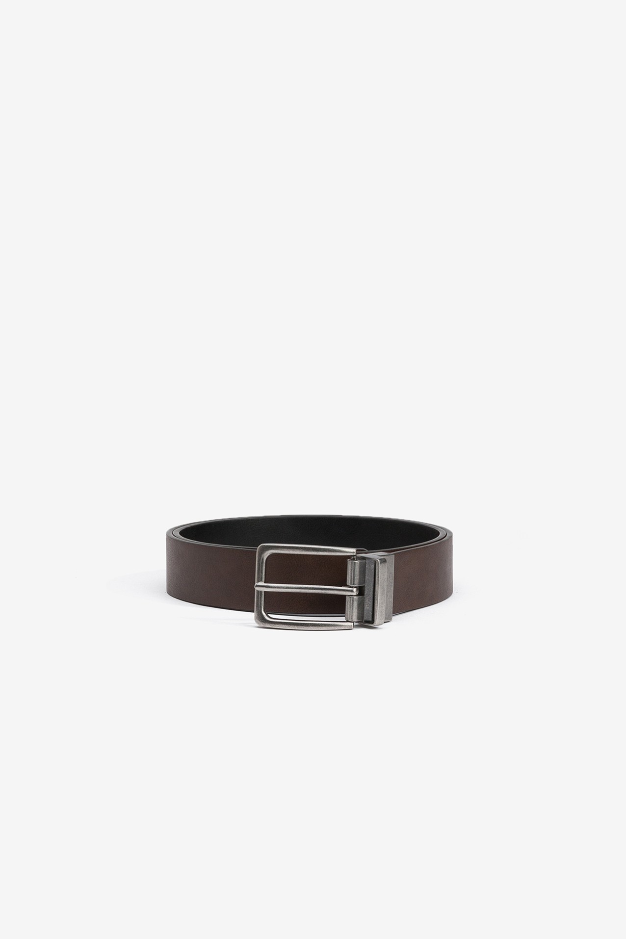 Reversible Leather-Effect Belt