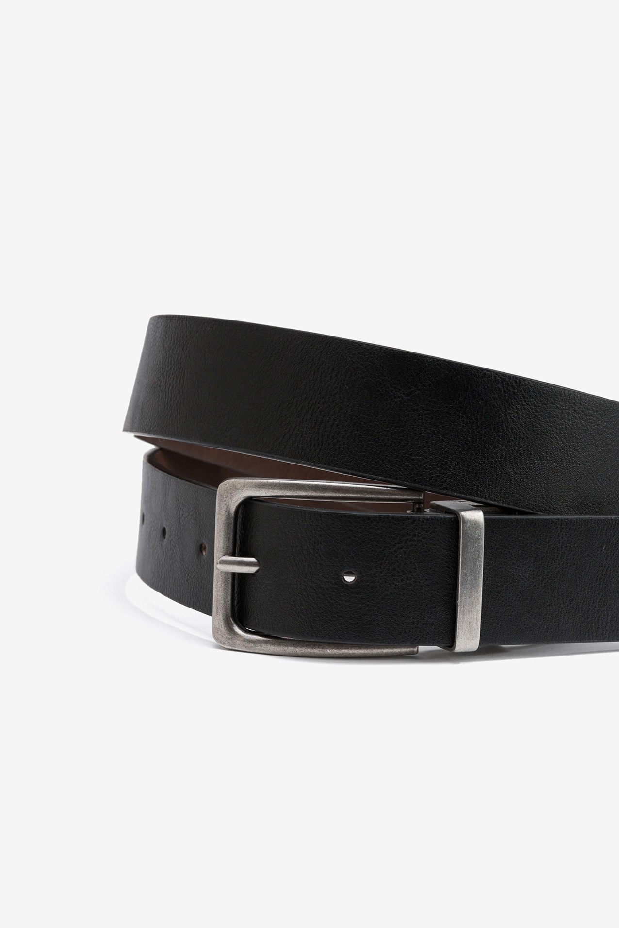 Reversible Leather-Effect Belt
