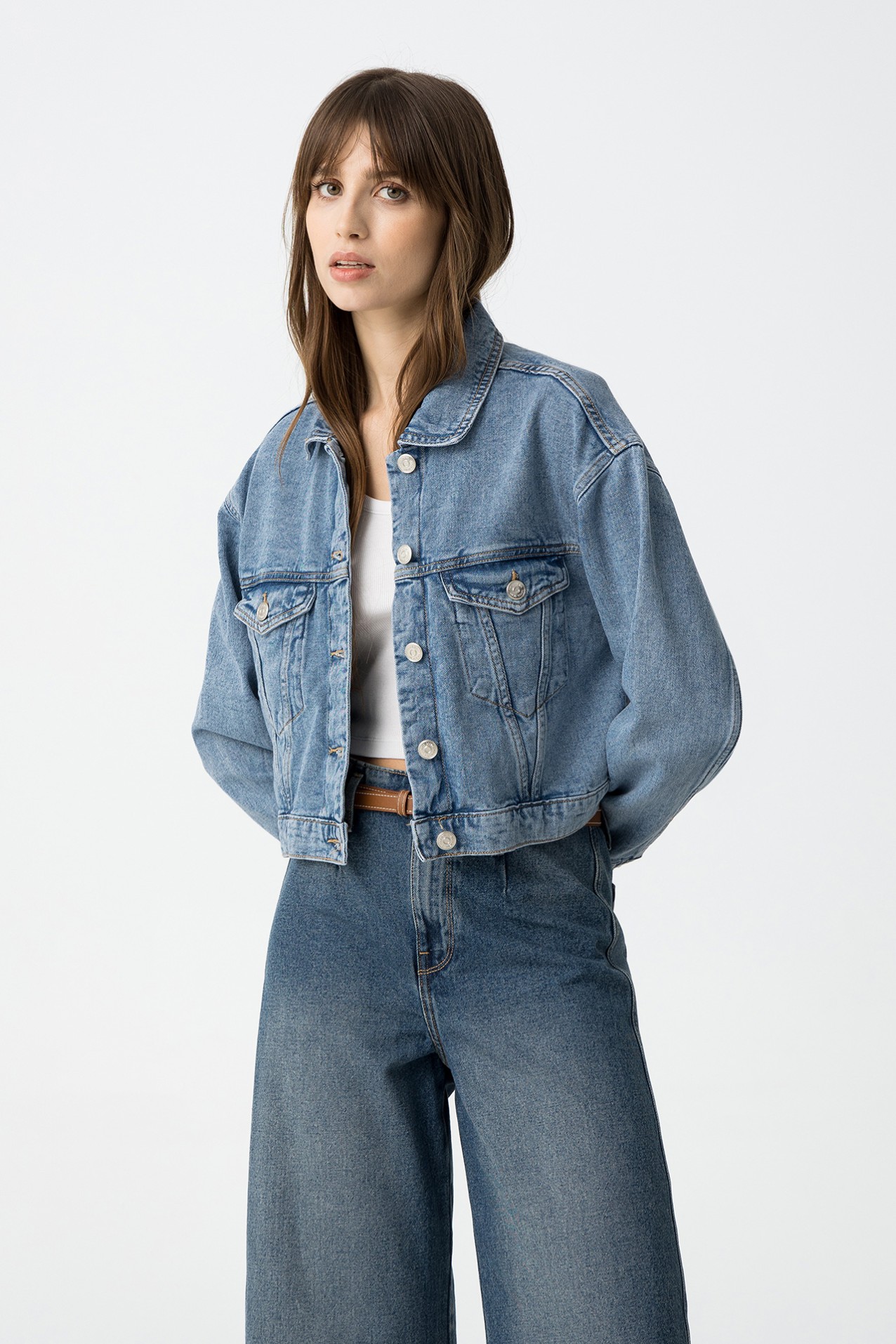 Chaqueta vaquera cropped