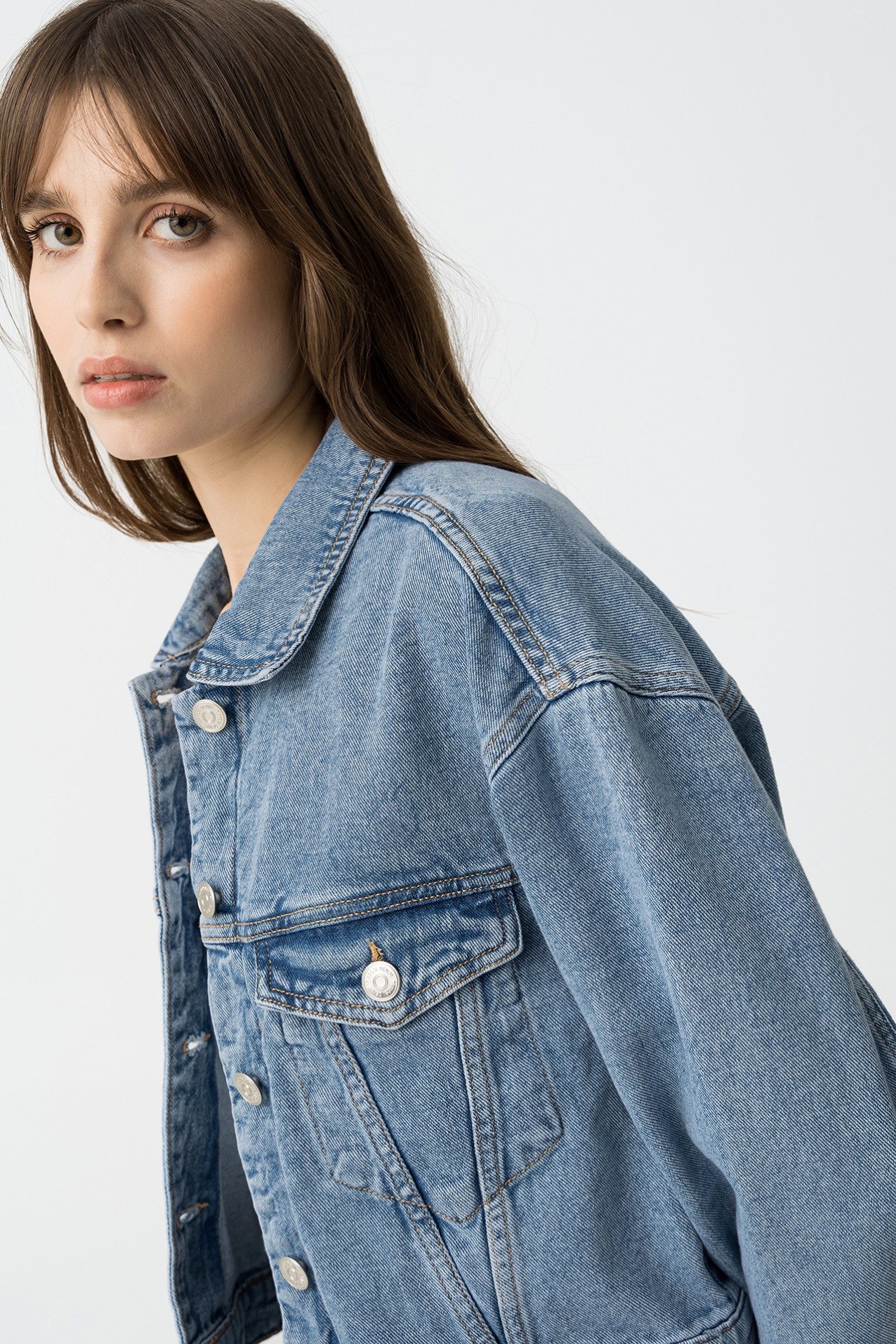 Chaqueta vaquera cropped