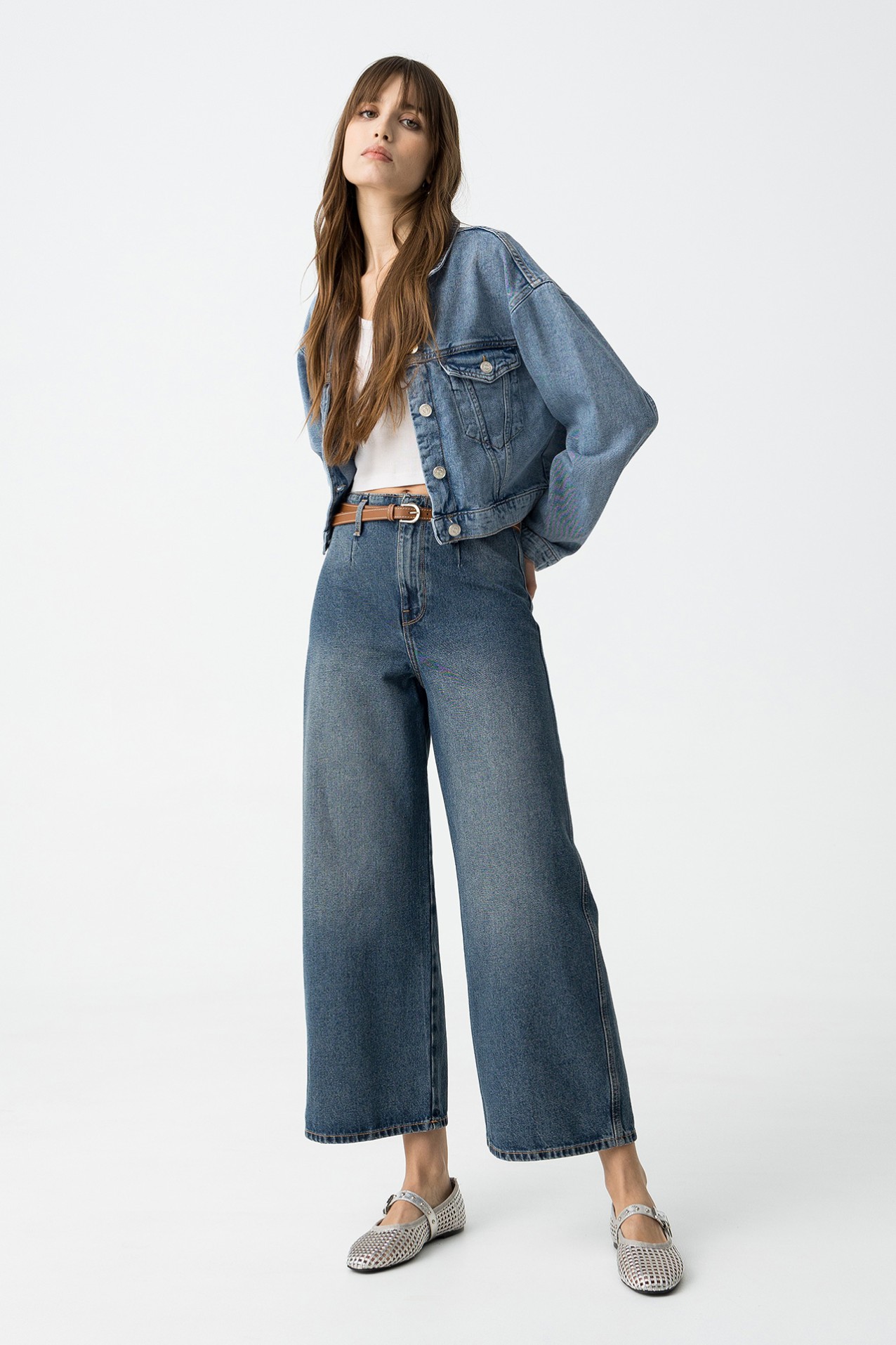 Chaqueta vaquera cropped