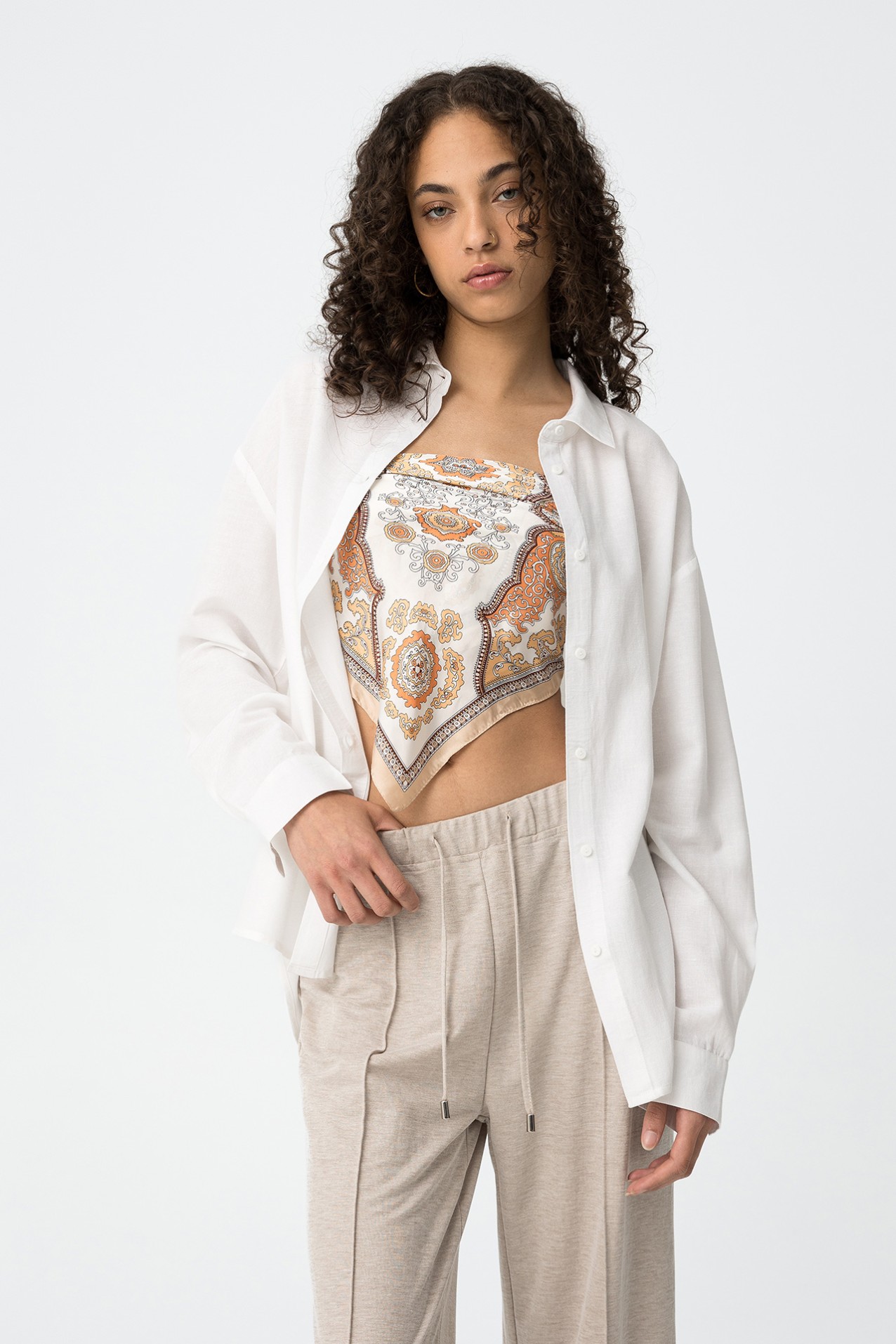 White Long Sleeve Shirt