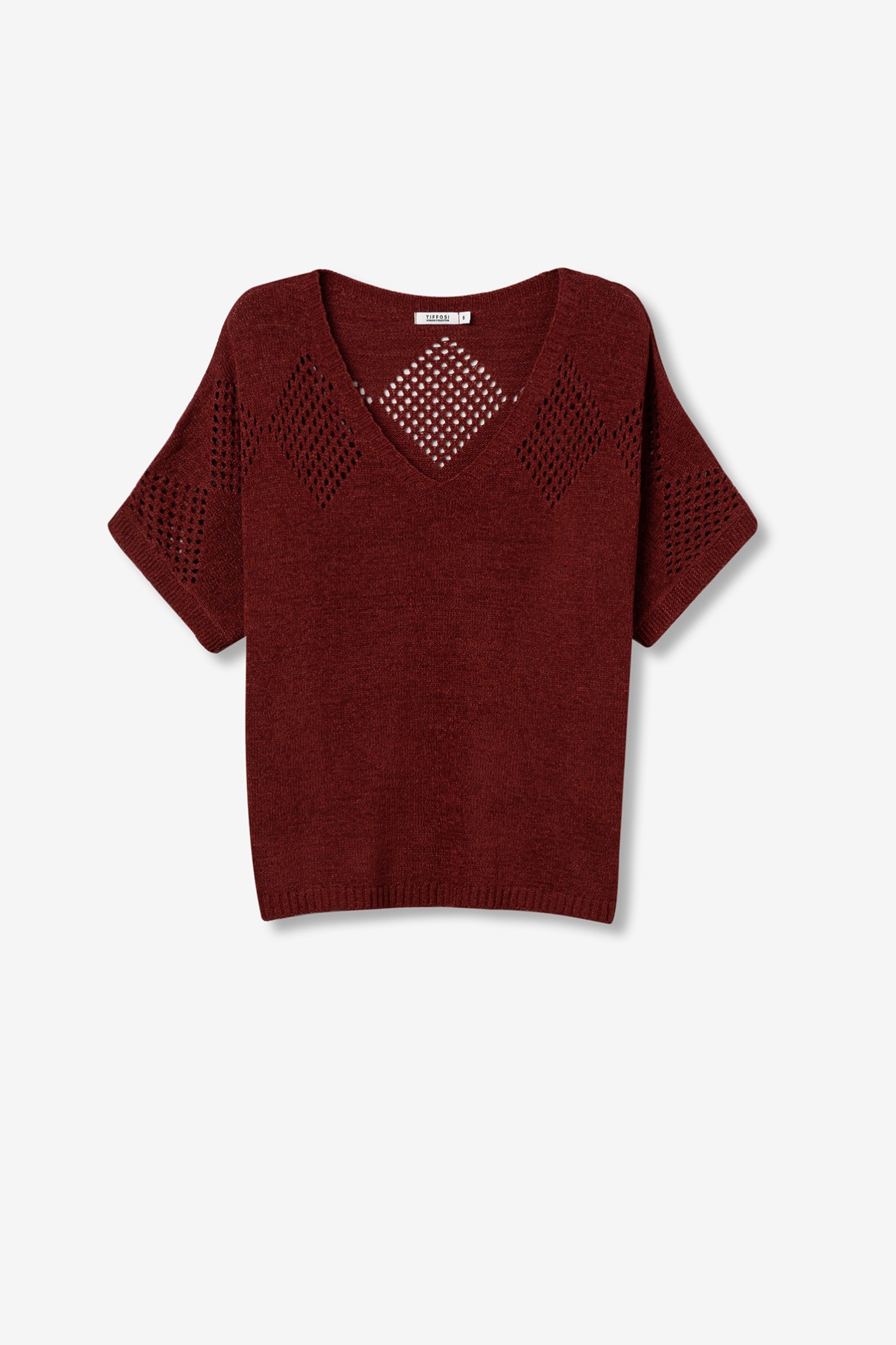 Perforated Sweater with sequins
