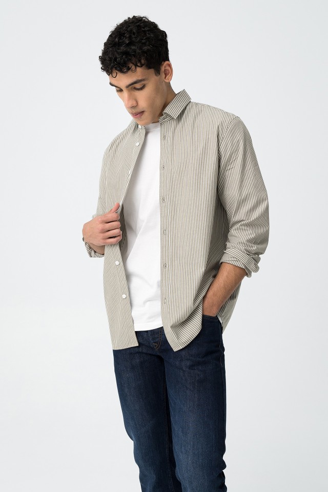 Regular Fit Striped Shirt