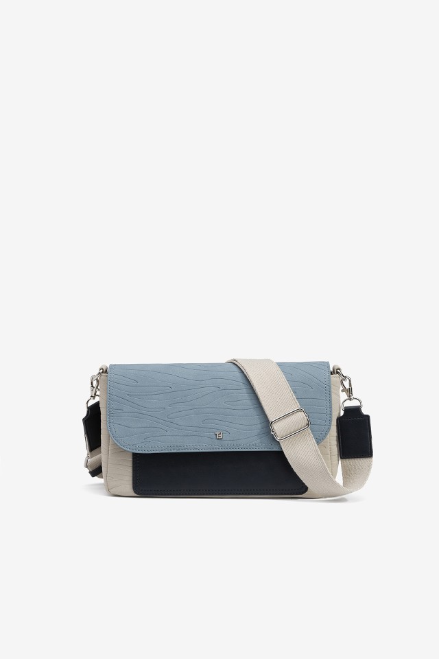 Eleito Suede Crossbody Bag with Texture