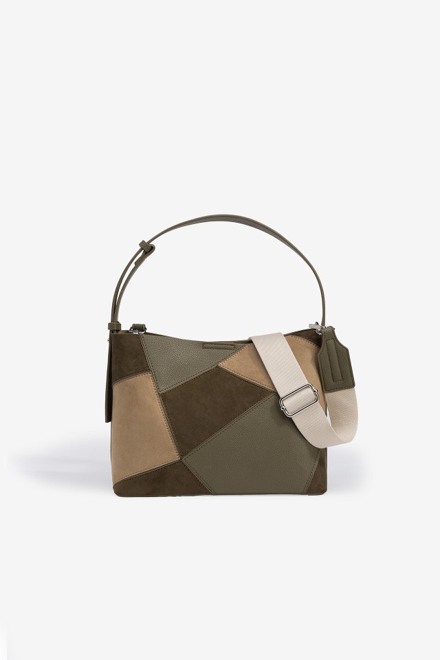 Leather Effect Shoulder Bag
