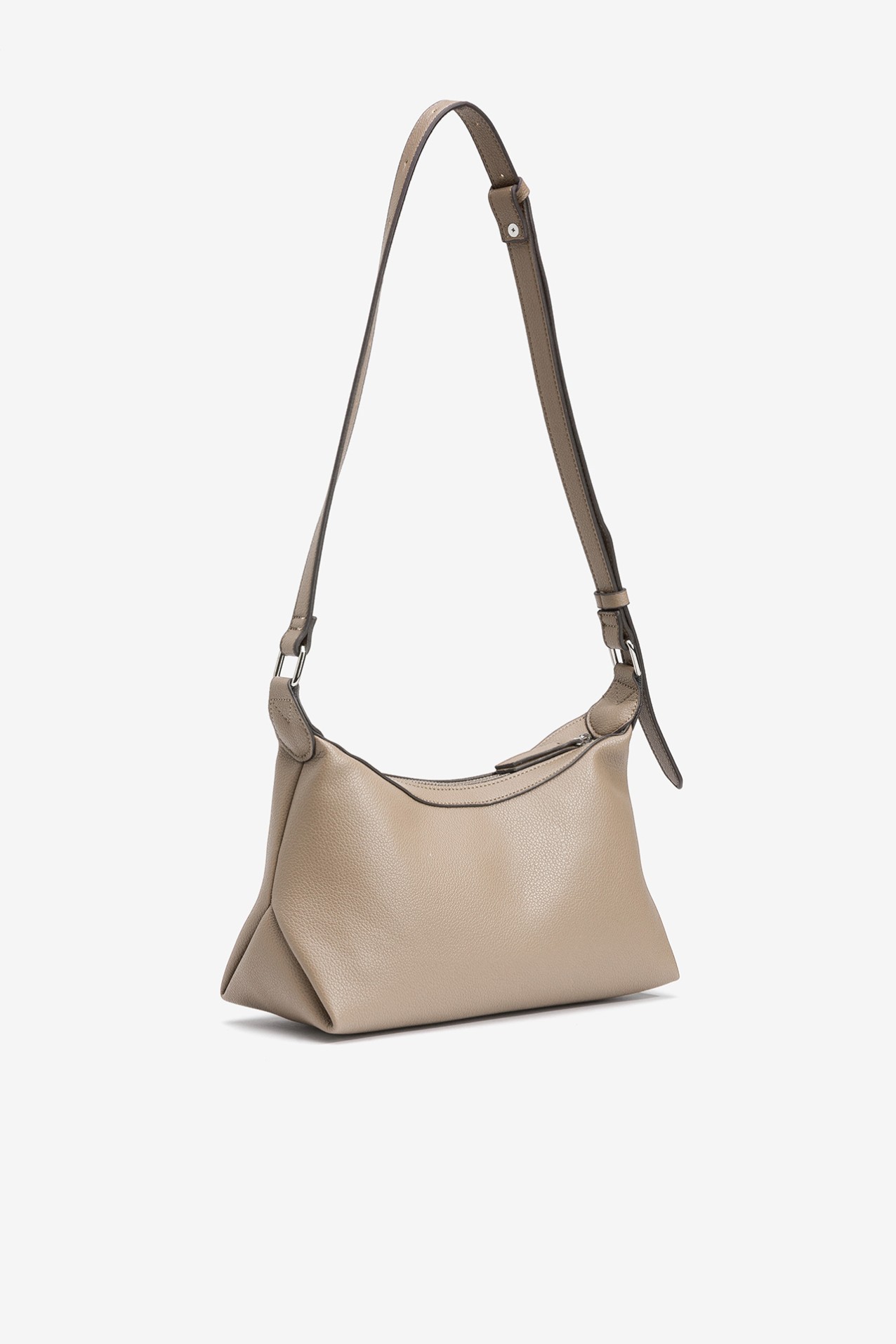Leather effect shoulder bag