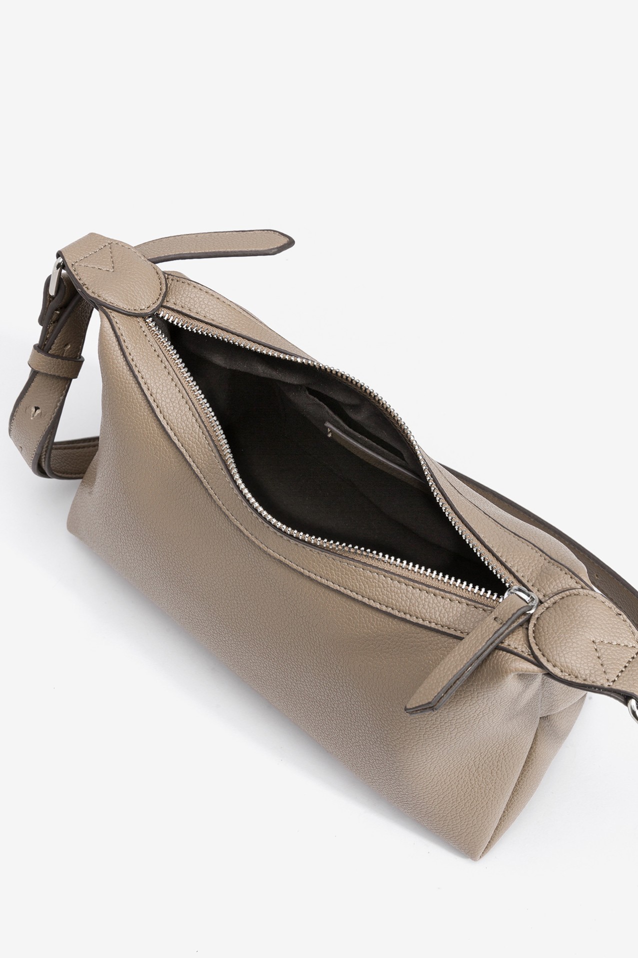 Leather effect shoulder bag