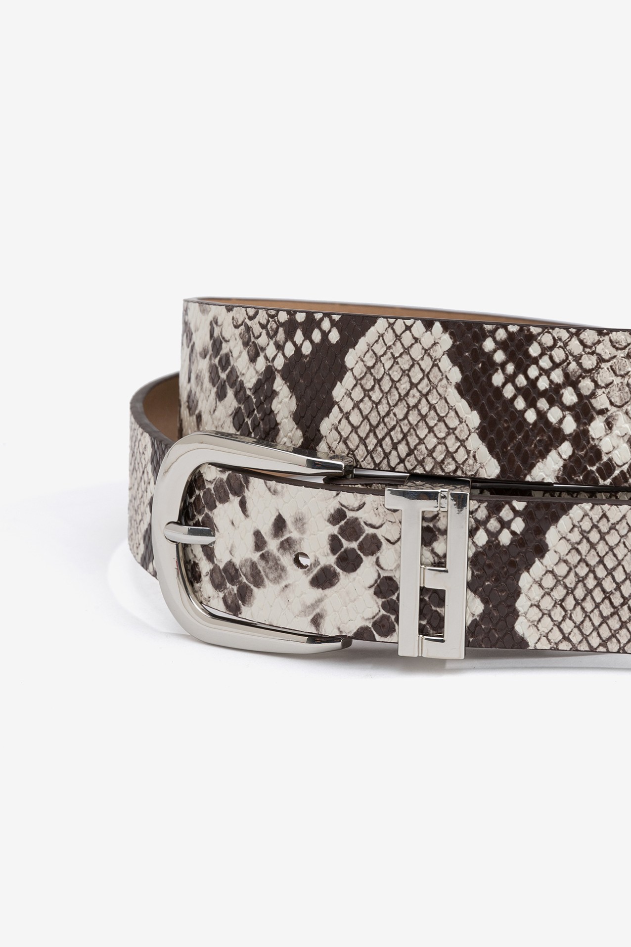 Cinturn estampado serpiente