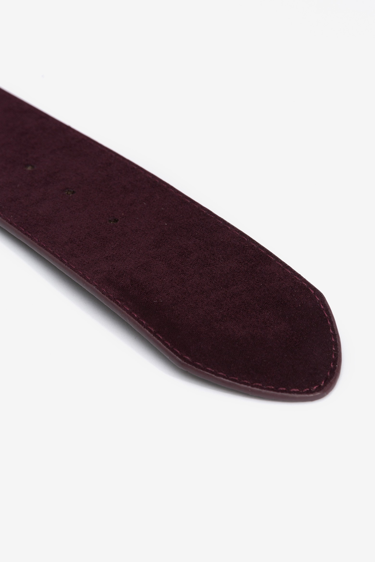 Cinturn burdeos con hebilla