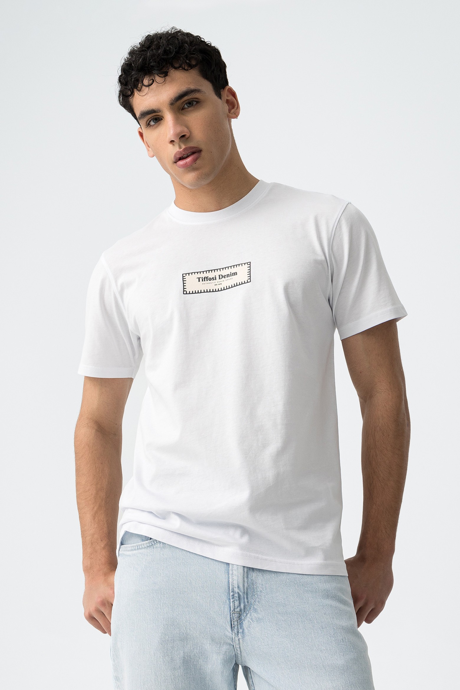 T-shirt with Front Print with Volume