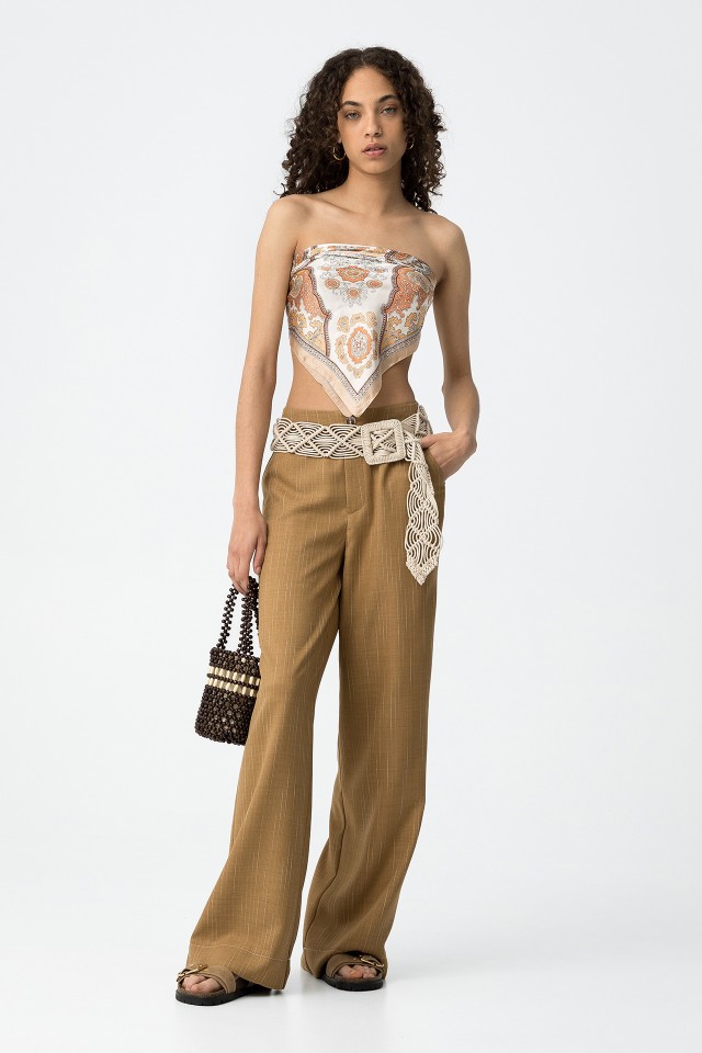 Calas Wide Leg s Riscas