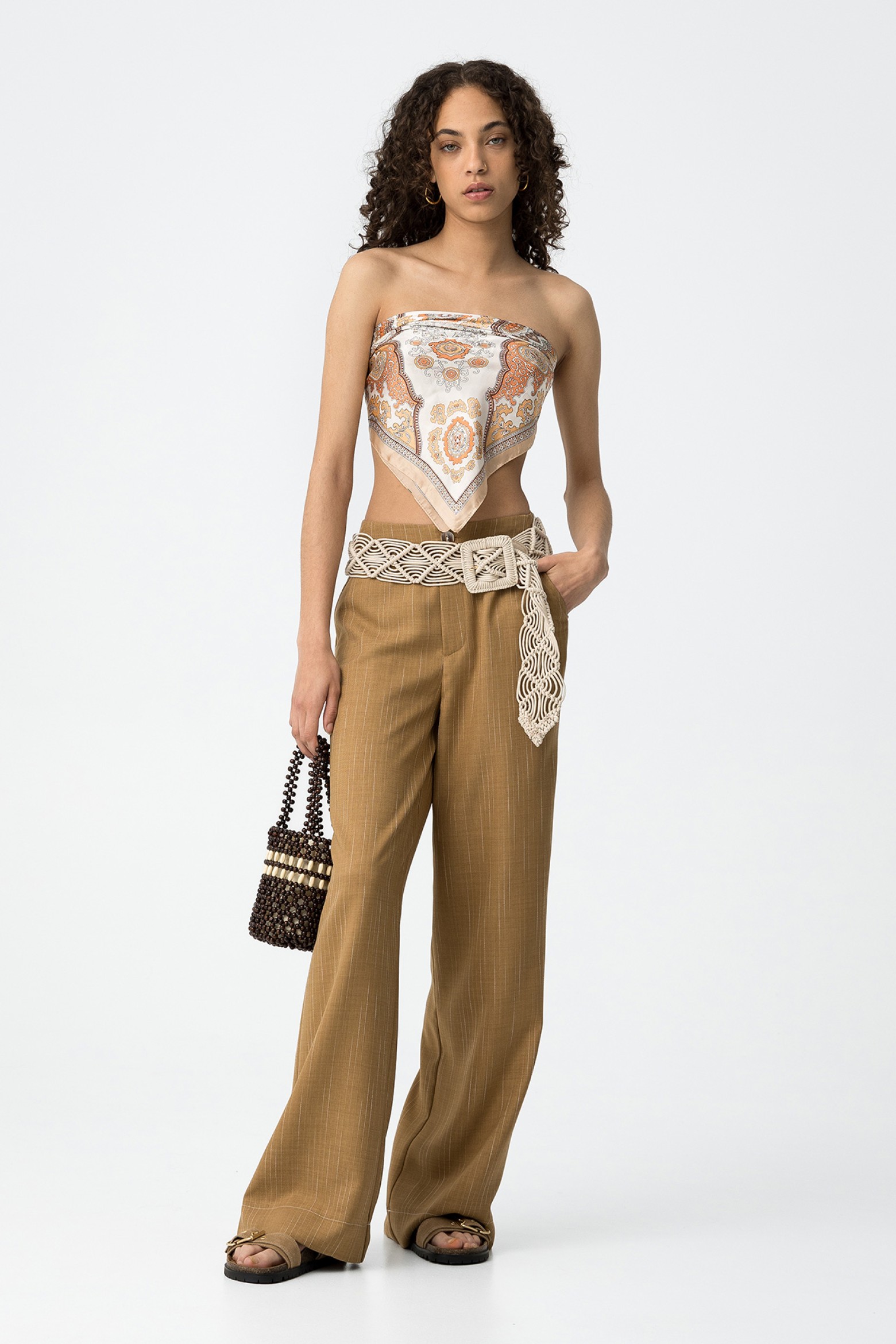 Calas Wide Leg s Riscas