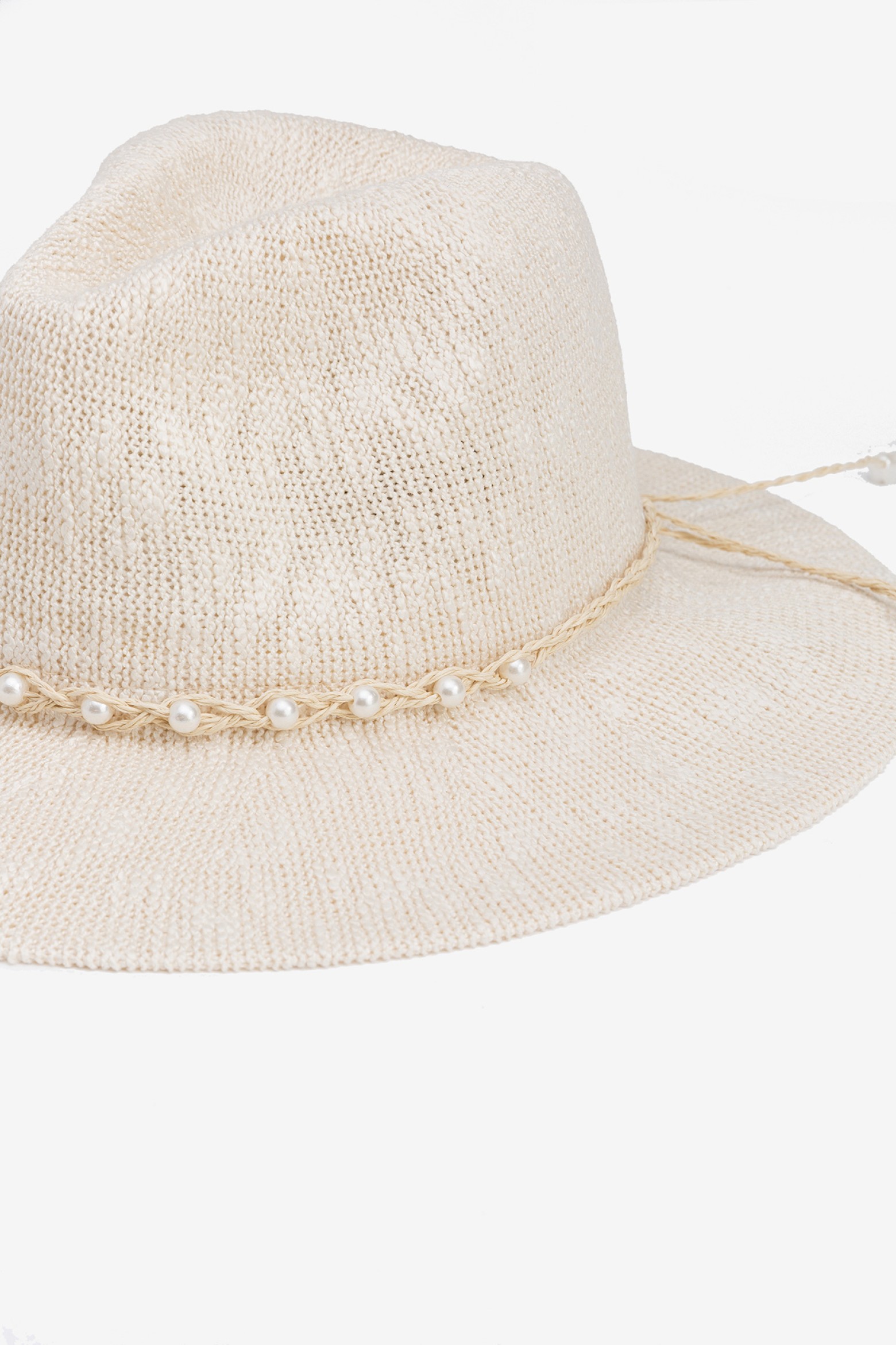 Beige Boho Chic Hat