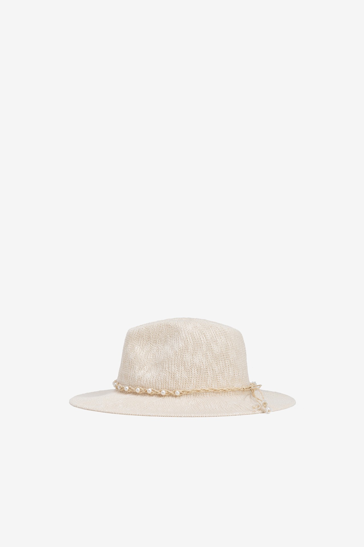 Beige Boho Chic Hat