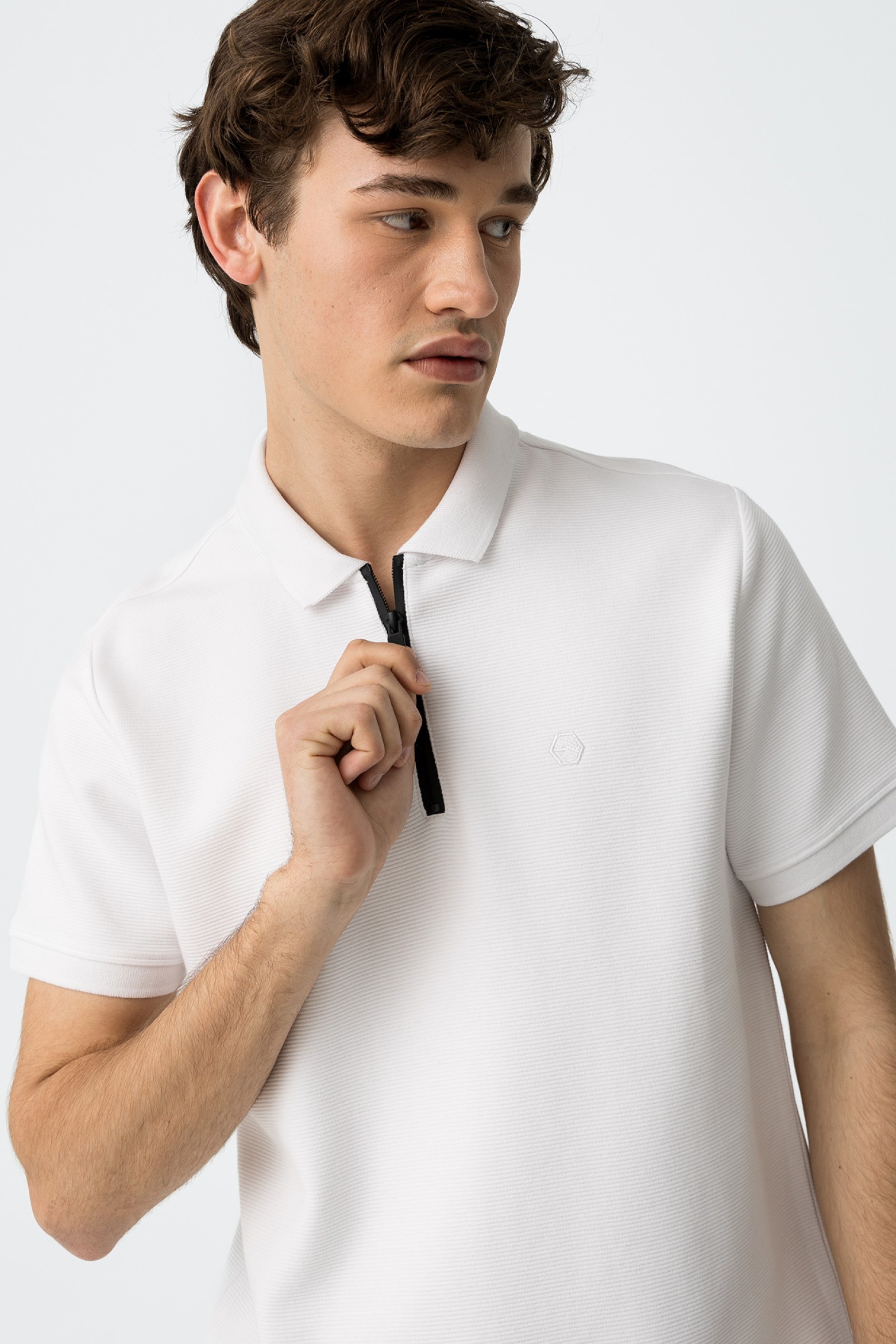 Polo with Zip