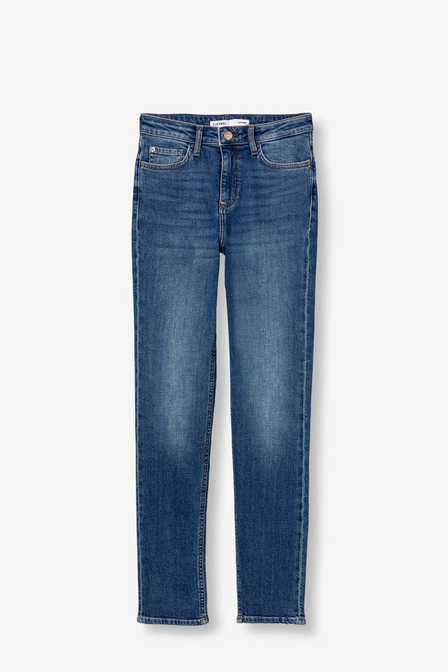Jeans Jennifer Slim Fit Cintura Alta