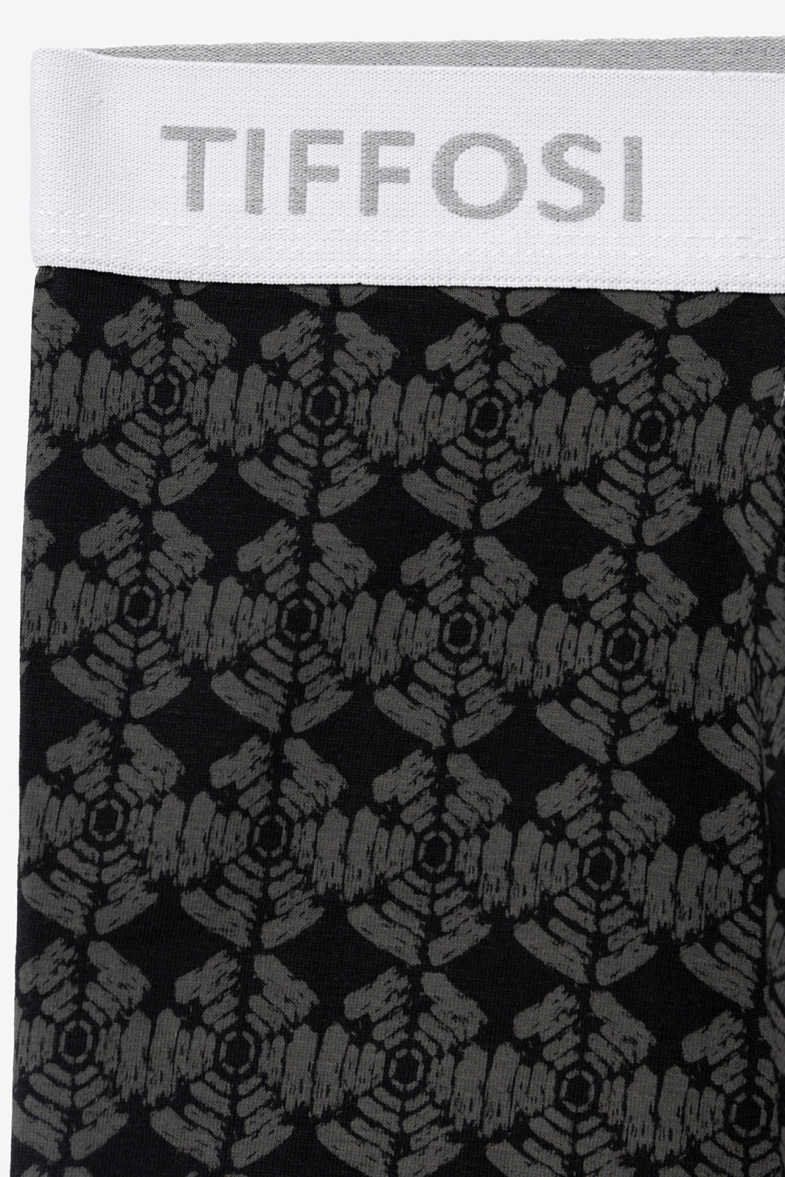 Black Geometric Boxers
