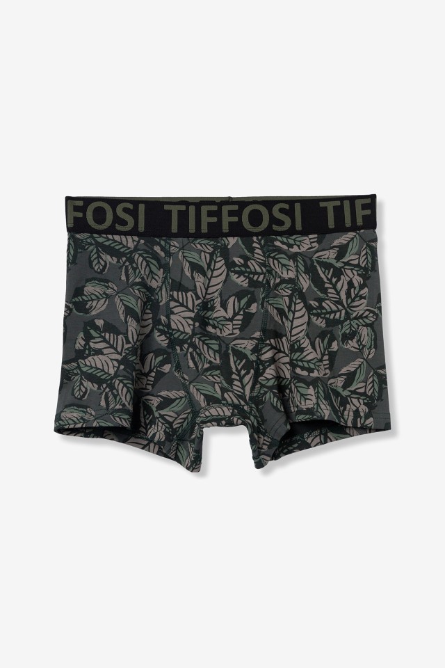 Boxers con estampado hojas