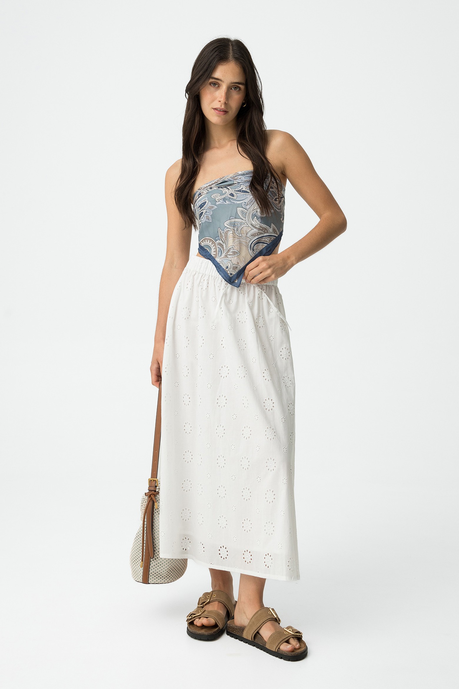 Skirt in English Embroidery