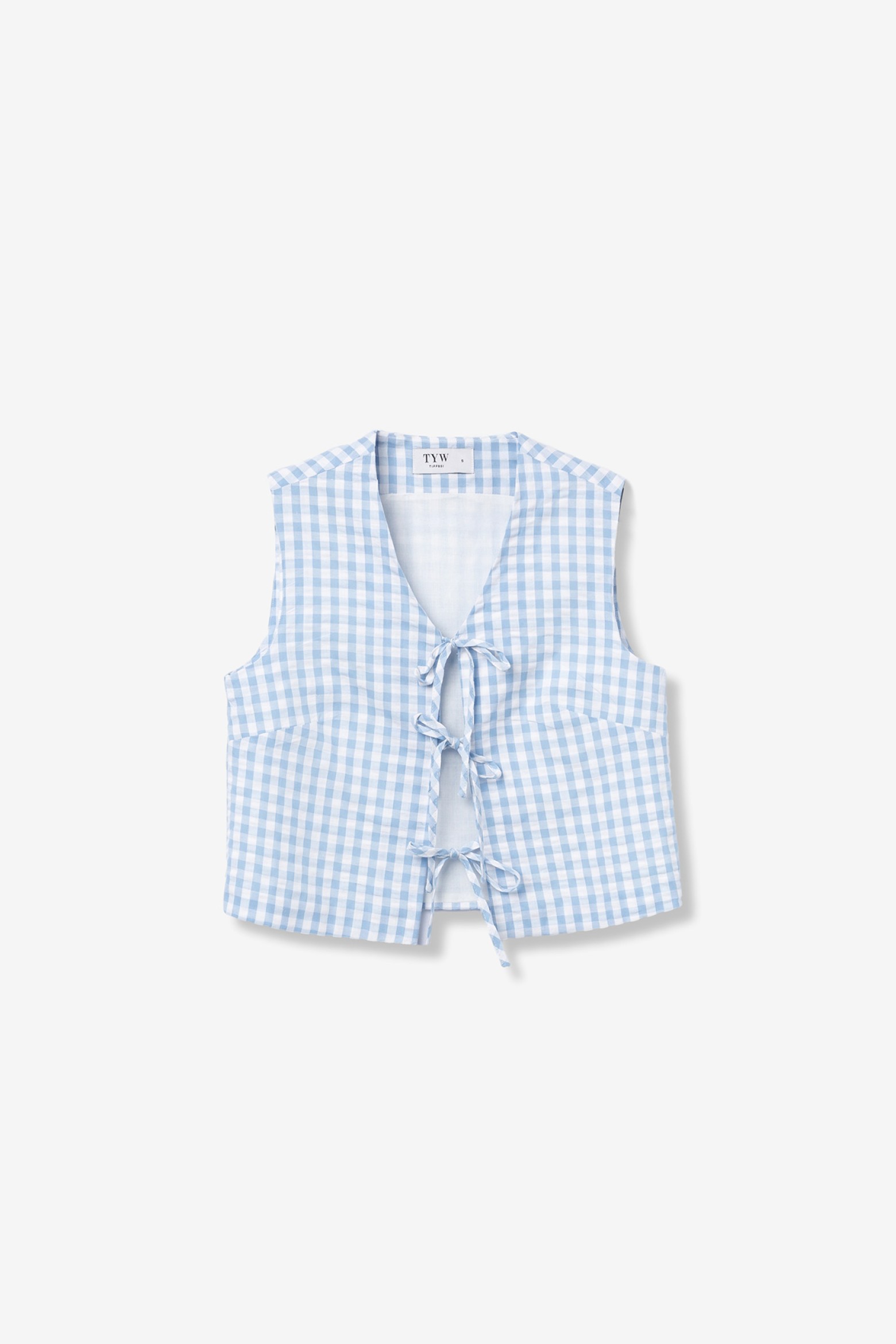 Light Blue Slim Fit Top