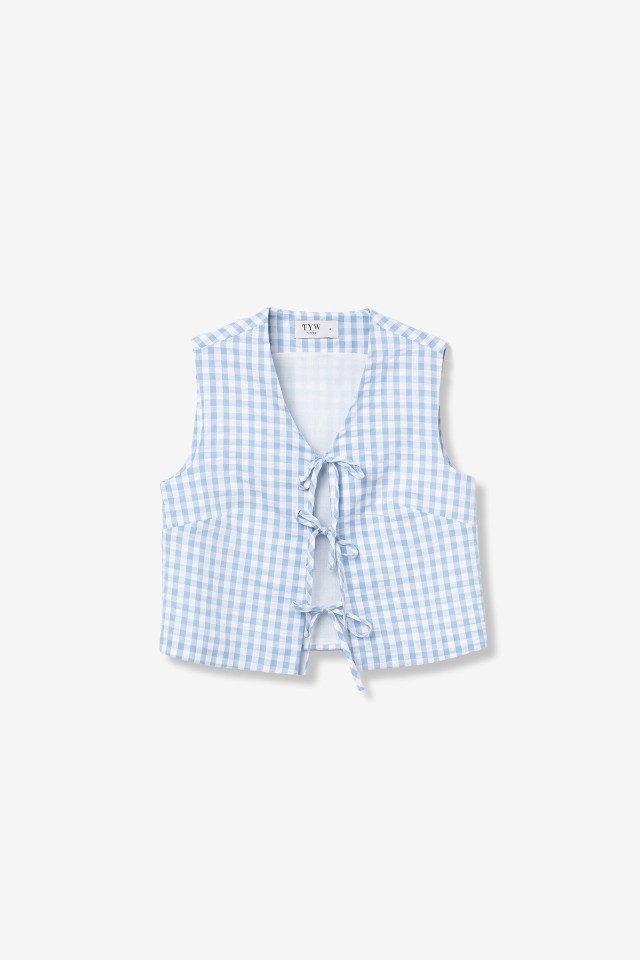 Light Blue Slim Fit Top