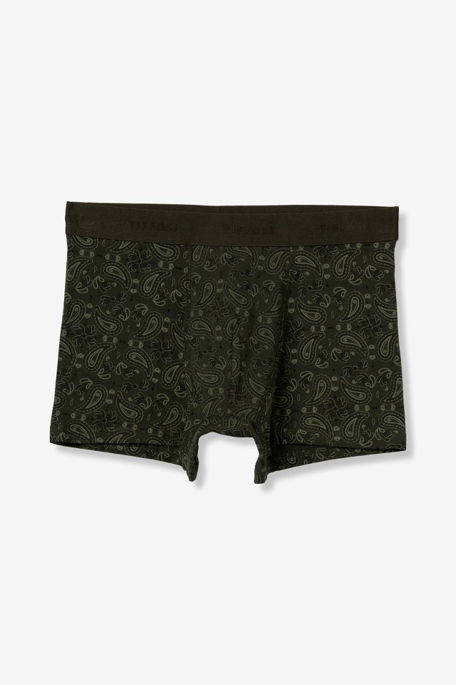 Boxers verde paisley